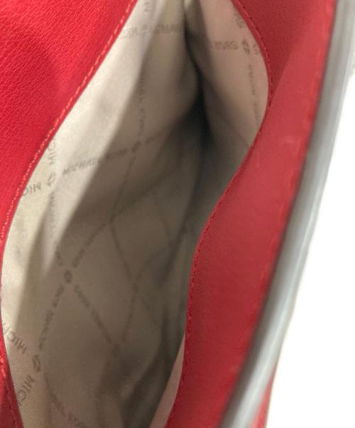 MICHAEL KORS（マイケル・コース）MICHAEL KORS (マイケル・コース) 2WAYショルダーバッグ レッドの古着・服飾アイテム