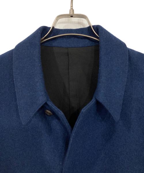 semoh（セモー）semoh (セモー) ウールブレンドコート ブルー サイズ:1の古着・服飾アイテム