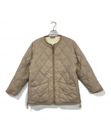 TAION（タイオン）の古着「リバーシブルキルティングボアジャケット」｜ベージュ
