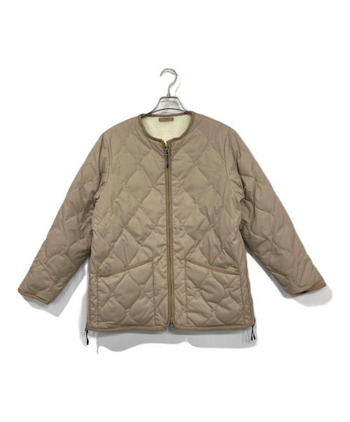 TAION（タイオン）TAION (タイオン) リバーシブルキルティングボアジャケット ベージュ サイズ:表記無しの古着・服飾アイテム