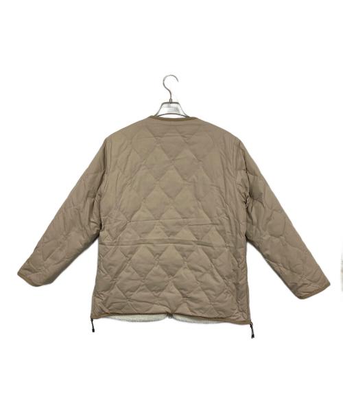 TAION（タイオン）TAION (タイオン) リバーシブルキルティングボアジャケット ベージュ サイズ:表記無しの古着・服飾アイテム