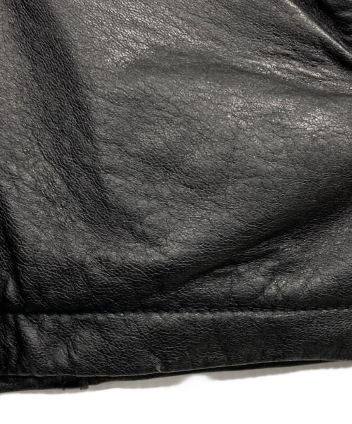 POLO CLUB（ポロクラブ）POLO CLUB (ポロクラブ) レザーコート ブラック サイズ:Mの古着・服飾アイテム