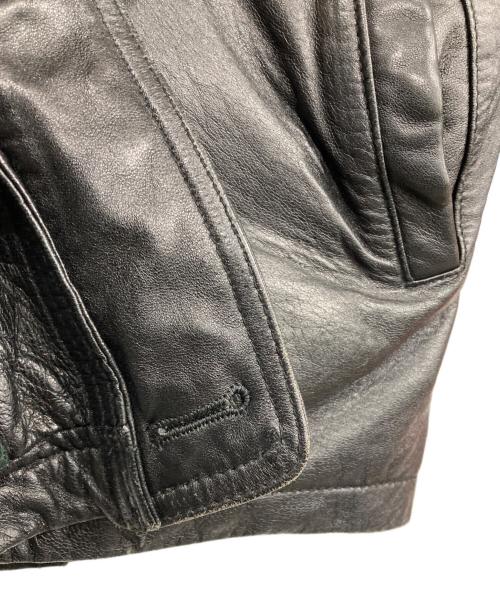 POLO CLUB（ポロクラブ）POLO CLUB (ポロクラブ) レザーコート ブラック サイズ:Mの古着・服飾アイテム