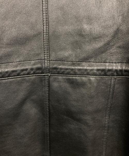 POLO CLUB（ポロクラブ）POLO CLUB (ポロクラブ) レザーコート ブラック サイズ:Mの古着・服飾アイテム