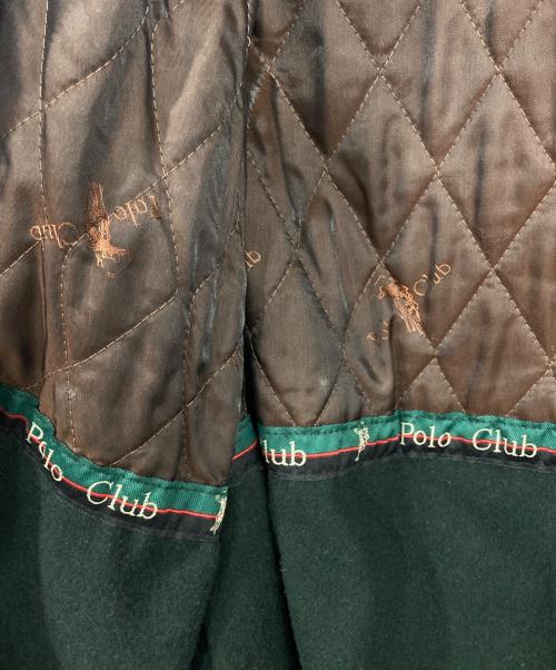 POLO CLUB（ポロクラブ）POLO CLUB (ポロクラブ) レザーコート ブラック サイズ:Mの古着・服飾アイテム