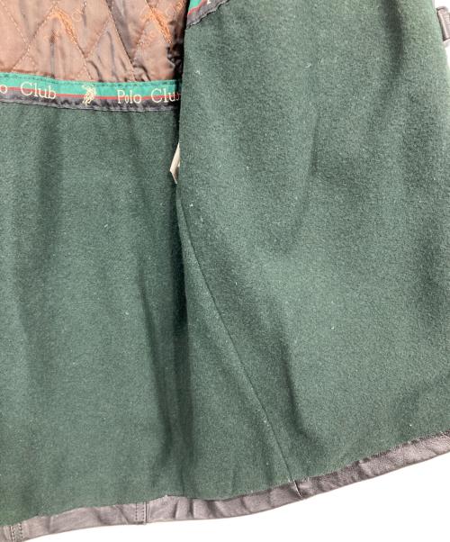 POLO CLUB（ポロクラブ）POLO CLUB (ポロクラブ) レザーコート ブラック サイズ:Mの古着・服飾アイテム