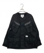 WTAPSダブルタップス）の古着「SCOUT 01/LS/COTTON.TWILL.03」｜ブラック