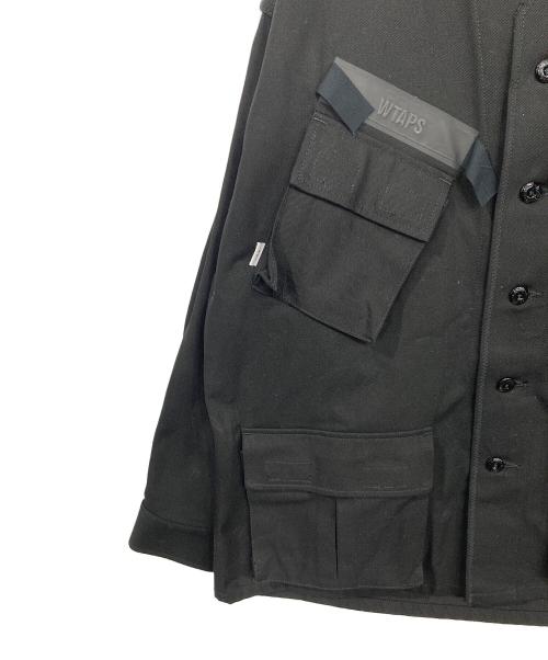 WTAPS（ダブルタップス）WTAPS (ダブルタップス) SCOUT 01/LS/COTTON.TWILL.03 ブラック サイズ:02の古着・服飾アイテム