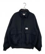 WTAPSダブルタップス）の古着「WONY. MELTON JACKET」｜ブラック