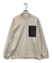 THE NORTH FACE（ザ ノース フェイス）の古着「L/S FIELD POCKET TEE」｜ベージュ