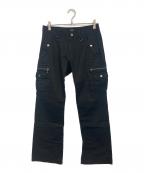 BURBERRY BLACK LABELバーバリーブラックレーベル）の古着「ギミックカーゴパンツ」｜ブラック