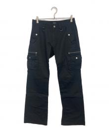 BURBERRY BLACK LABEL（バーバリーブラックレーベル）の古着「ギミックカーゴパンツ」｜ブラック