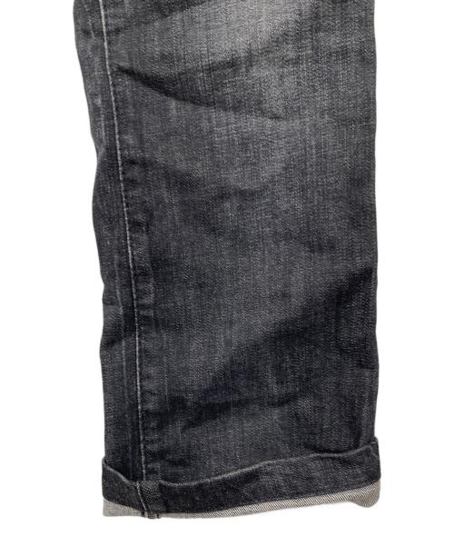 DSQUARED2（ディースクエアード）DSQUARED2 (ディースクエアード) ダメージ加工スキニーデニムパンツ ブラック サイズ:48の古着・服飾アイテム