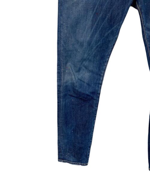 DSQUARED2（ディースクエアード）DSQUARED2 (ディースクエアード) DARK BOB WASH SUPER TWINKY JEAN インディゴ サイズ:48の古着・服飾アイテム
