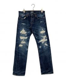 ETERNAL（エターナル）の古着「リアルユーズド リメイク ストレートジーンズ」｜インディゴ