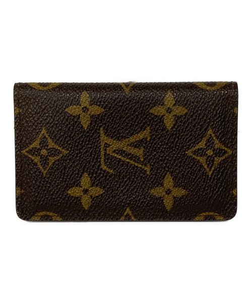 LOUIS VUITTON（ルイ ヴィトン）LOUIS VUITTON (ルイ ヴィトン) ポシェット・カルトヴィジット ブラウンの古着・服飾アイテム