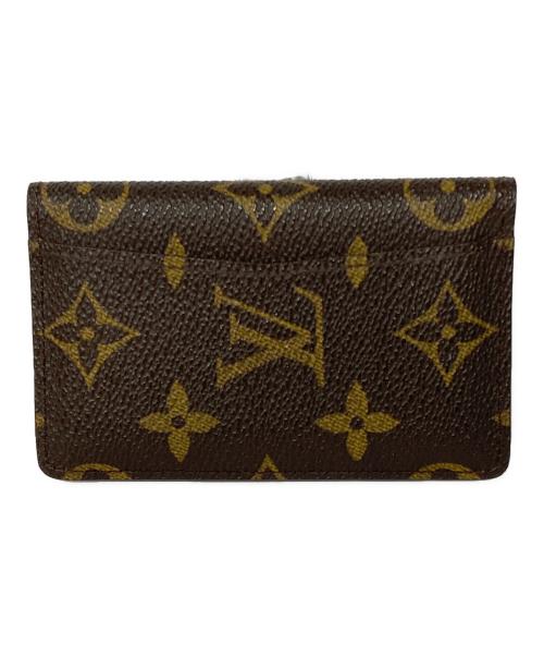 LOUIS VUITTON（ルイ ヴィトン）LOUIS VUITTON (ルイ ヴィトン) ポシェット・カルトヴィジット ブラウンの古着・服飾アイテム