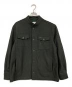 LACOSTEラコステ）の古着「メルトンシャツアウター」｜カーキ