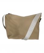 Herve Chapelierエルベシャプリエ）の古着「ナイロンスクエアショルダーバッグM」｜マスティック×シルバー