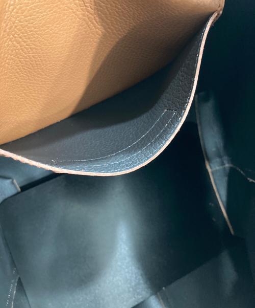 VIOLAd'ORO（ヴィオラドーロ）VIOLAd'ORO (ヴィオラドーロ) Wフェイストートバッグ ブラウンの古着・服飾アイテム