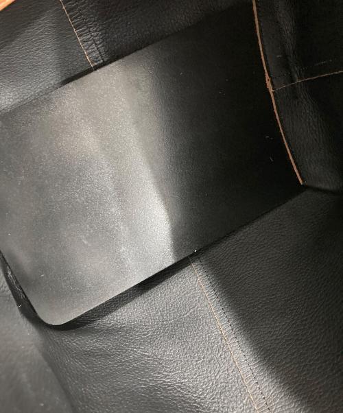 VIOLAd'ORO（ヴィオラドーロ）VIOLAd'ORO (ヴィオラドーロ) Wフェイストートバッグ ブラウンの古着・服飾アイテム