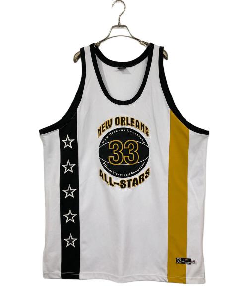 Street Ball All Stars（ストリート ボール オールスターズ）Street Ball All Stars (ストリート ボール オールスターズ) ゲームシャツ ホワイト サイズ:52の古着・服飾アイテム