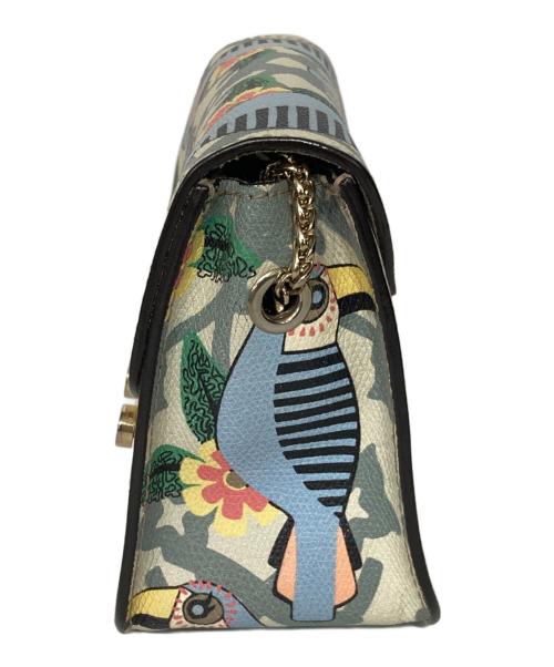 FURLA（フルラ）FURLA (フルラ) メトロポリス ショルダーバッグ ブルー×ベージュの古着・服飾アイテム