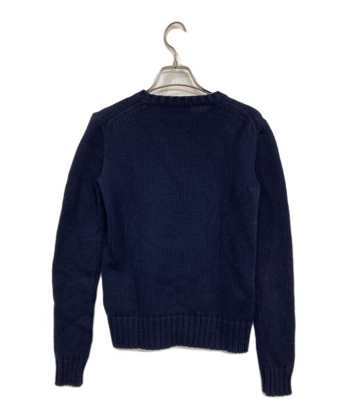 POLO RALPH LAUREN（ポロ・ラルフローレン）POLO RALPH LAUREN (ポロ・ラルフローレン) 星条旗ニット ネイビー サイズ:XSの古着・服飾アイテム