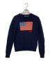 POLO RALPH LAUREN（ポロ・ラルフローレン）の古着「星条旗ニット」｜ネイビー