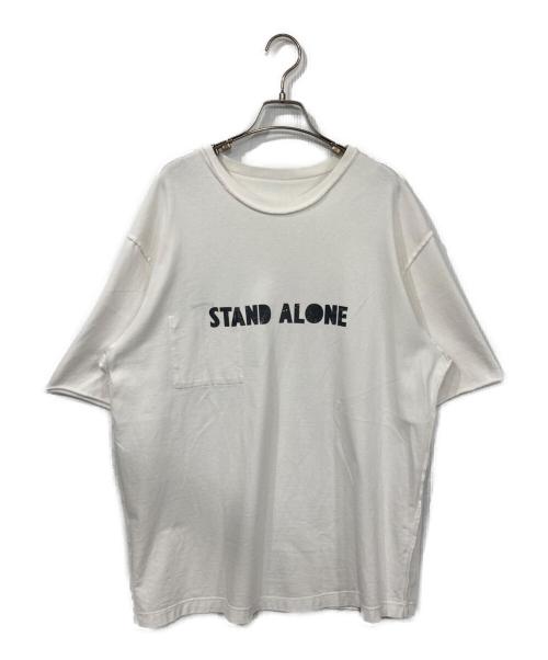 StandAlone（スタンドアローン）standalone (スタンドアローン) リバーシブルTシャツ ホワイト サイズ:Mの古着・服飾アイテム