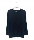 Yohji Yamamoto pour hommeヨウジヤマモト プールオム）の古着「バック刺繍ニット」｜ブラック