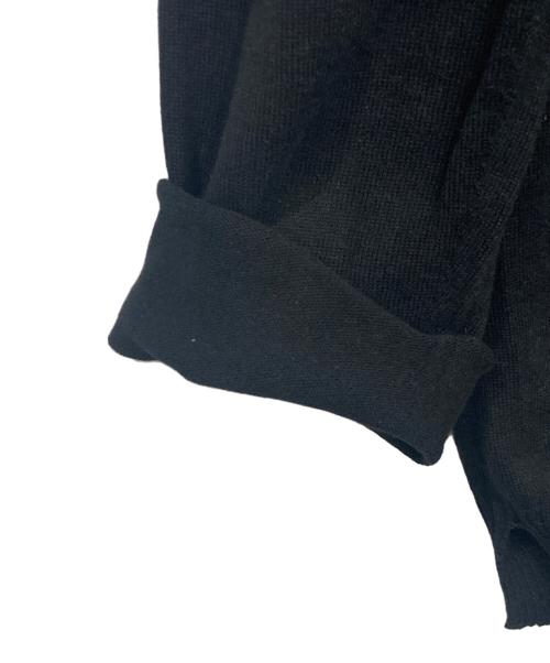 Yohji Yamamoto pour homme（ヨウジヤマモト プールオム）Yohji Yamamoto pour homme (ヨウジヤマモト プールオム) バック刺繍ニット ブラック サイズ:3の古着・服飾アイテム