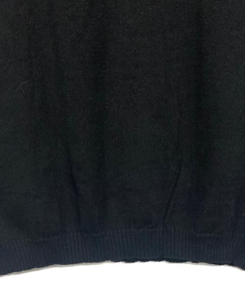 Yohji Yamamoto pour homme（ヨウジヤマモト プールオム）Yohji Yamamoto pour homme (ヨウジヤマモト プールオム) バック刺繍ニット ブラック サイズ:3の古着・服飾アイテム