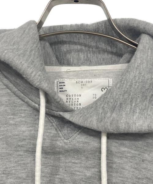 sacai（サカイ）sacai (サカイ) Sponge Sweat x MA-1 Hoodie グレー サイズ:1の古着・服飾アイテム