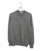 BRUNELLO CUCINELLIブルネロクチネリ）の古着「カシミヤVネックニット」｜グレー