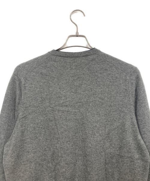 BRUNELLO CUCINELLI（ブルネロクチネリ）BRUNELLO CUCINELLI (ブルネロクチネリ) カシミヤVネックニット グレー サイズ:52の古着・服飾アイテム