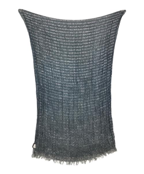 FALIERO SARTI（ファリエロサルティ）FALIERO SARTI (ファリエロサルティ) リネンラメストール グレーの古着・服飾アイテム