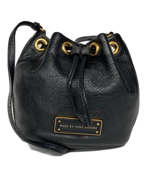 Marc by Marc Jacobs（マークバイマークジェイコブス）Marc by Marc Jacobs (マークバイマークジェイコブス) 巾着ショルダーバッグ ブラックの古着・服飾アイテム
