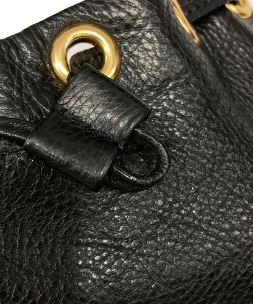 Marc by Marc Jacobs（マークバイマークジェイコブス）Marc by Marc Jacobs (マークバイマークジェイコブス) 巾着ショルダーバッグ ブラックの古着・服飾アイテム