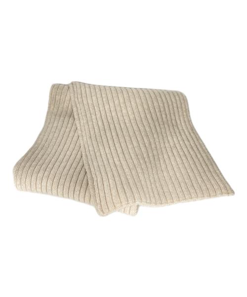 TODAYFUL（トゥデイフル）TODAYFUL (トゥデイフル) リブニットマフラー ベージュの古着・服飾アイテム