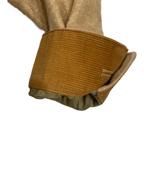 EDIFICE（エディフィス）EDIFICE (エディフィス) E.WOOL SILK NEP ブルゾン ベージュ サイズ:46の古着・服飾アイテム