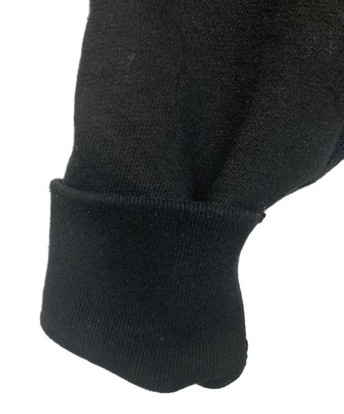 RE-PURPOSE（リパーパス）RE-PURPOSE (リパーパス) fr neck sweat sh：スウェット ブラック サイズ:Mの古着・服飾アイテム