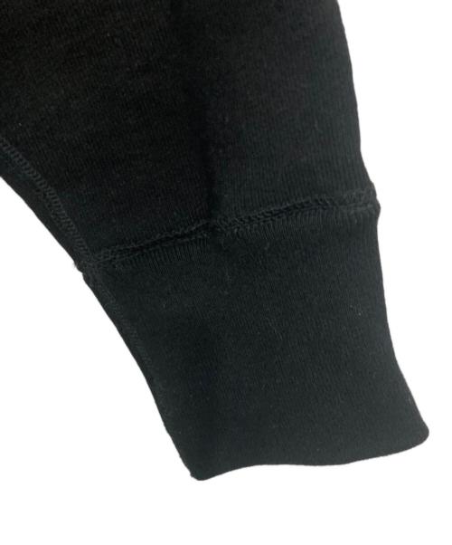 RE-PURPOSE（リパーパス）RE-PURPOSE (リパーパス) fr neck sweat sh：スウェット ブラック サイズ:Mの古着・服飾アイテム