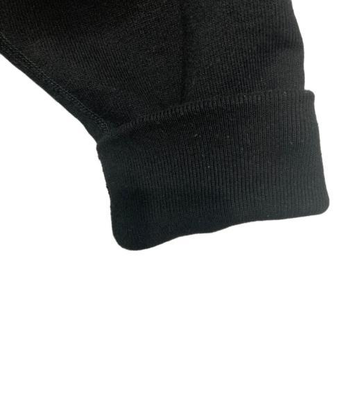 RE-PURPOSE（リパーパス）RE-PURPOSE (リパーパス) fr neck sweat sh：スウェット ブラック サイズ:Mの古着・服飾アイテム