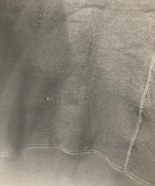 RE-PURPOSE（リパーパス）RE-PURPOSE (リパーパス) fr neck sweat sh：スウェット ブラック サイズ:Mの古着・服飾アイテム