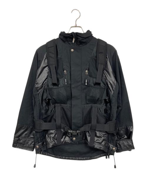 JUNYA WATANABE MAN（ジュンヤワタナベマン）JUNYA WATANABE MAN (ジュンヤワタナベマン) マルチポケットジャケット ブラック サイズ:Sの古着・服飾アイテム