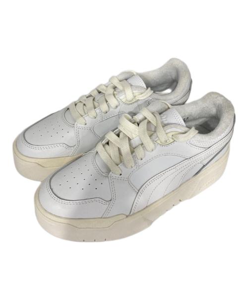 PUMA（プーマ）PUMA (プーマ) W CA. FLYZ CLUB 48/フライズ クラブ ホワイト サイズ:US7.5の古着・服飾アイテム