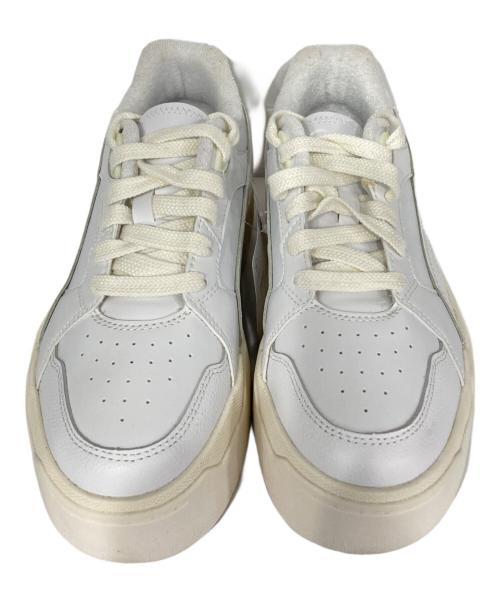 PUMA（プーマ）PUMA (プーマ) W CA. FLYZ CLUB 48/フライズ クラブ ホワイト サイズ:US7.5の古着・服飾アイテム
