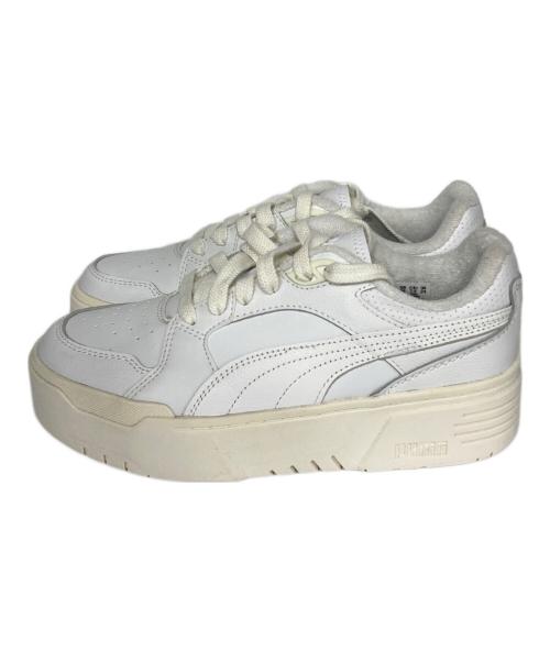 PUMA（プーマ）PUMA (プーマ) W CA. FLYZ CLUB 48/フライズ クラブ ホワイト サイズ:US7.5の古着・服飾アイテム