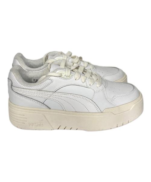 PUMA（プーマ）PUMA (プーマ) W CA. FLYZ CLUB 48/フライズ クラブ ホワイト サイズ:US7.5の古着・服飾アイテム